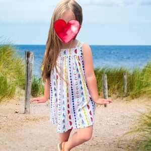 Vintage SAVING GRACE Variety Fruit Print Dress Size 5